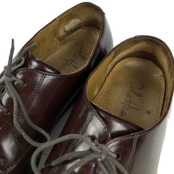 Cole Haan Calhoun Oxford Dress Shoes Sz 10.5 Brown main image 4